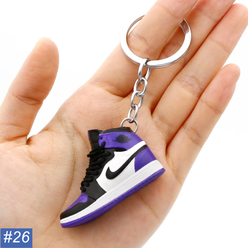 N Single Shoe Keychain