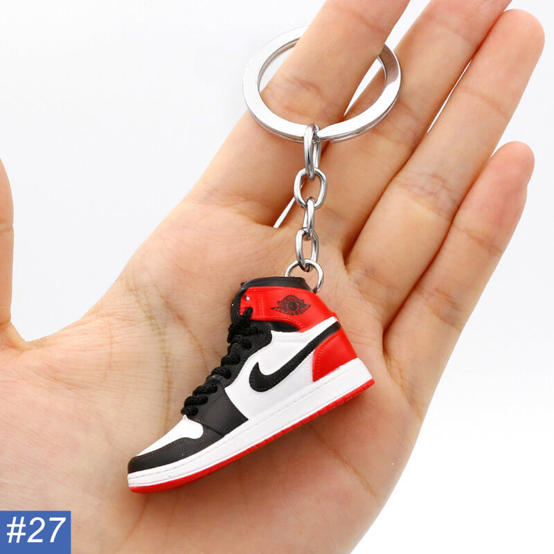 N Single Shoe Keychain