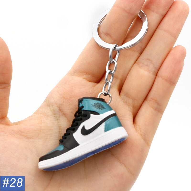 N Single Shoe Keychain