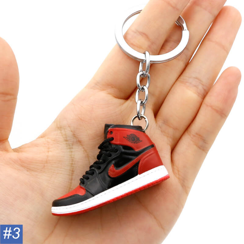 N Single Shoe Keychain