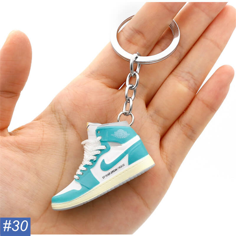 N Single Shoe Keychain