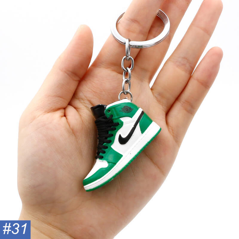 N Single Shoe Keychain