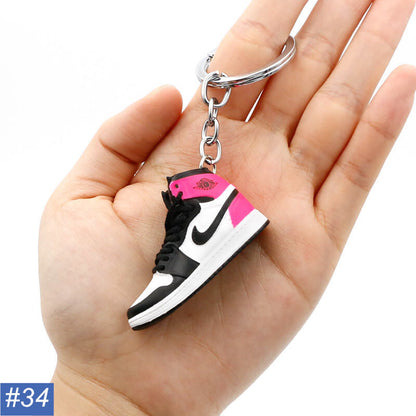 N Single Shoe Keychain