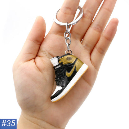 N Single Shoe Keychain