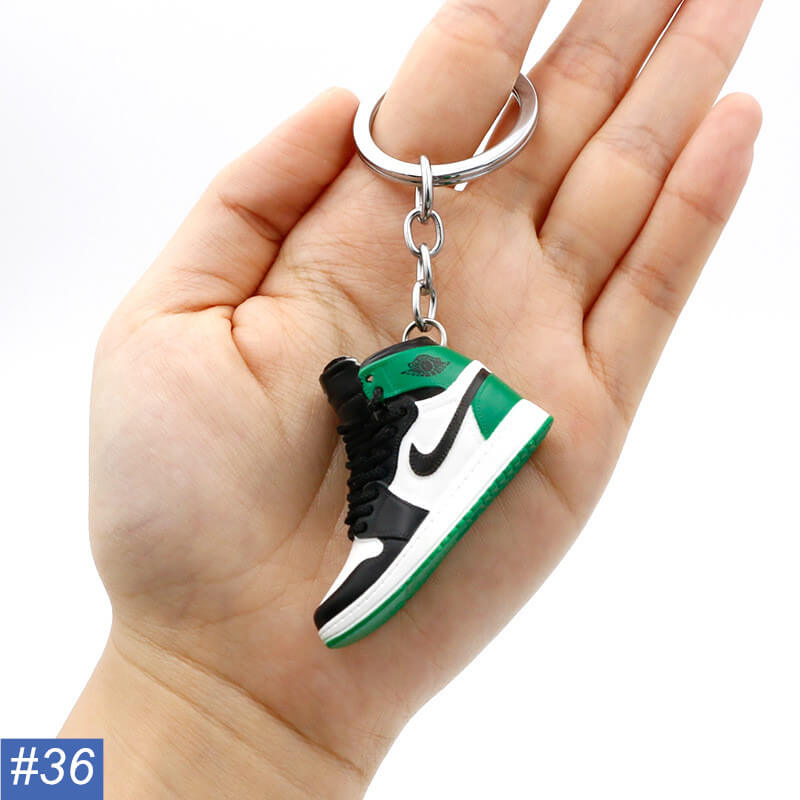 N Single Shoe Keychain