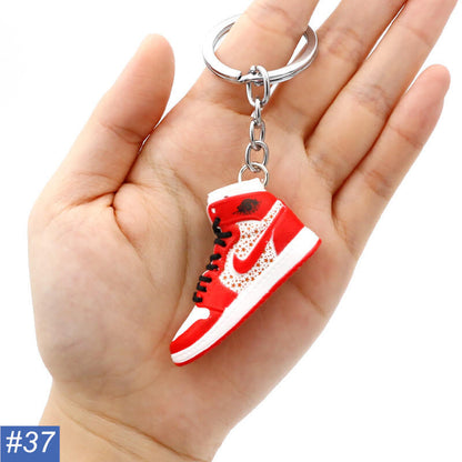 N Single Shoe Keychain