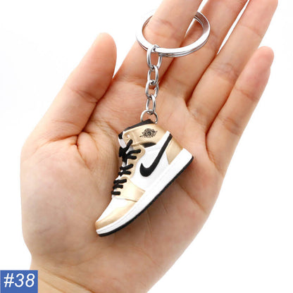 N Single Shoe Keychain