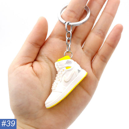 N Single Shoe Keychain