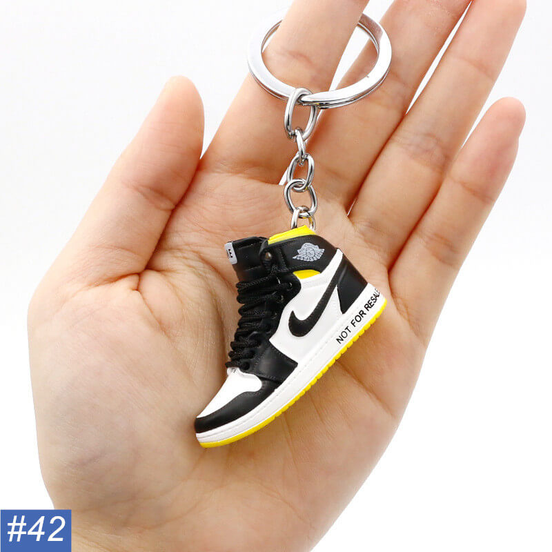 N Single Shoe Keychain