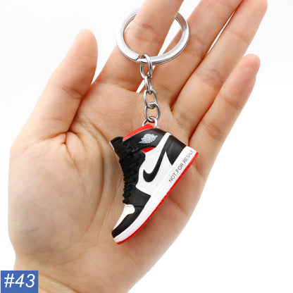 N Single Shoe Keychain