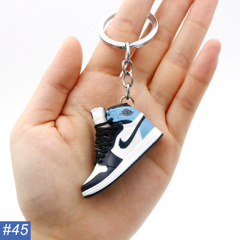 N Single Shoe Keychain