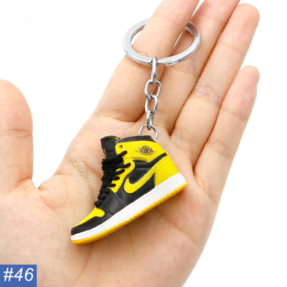 N Single Shoe Keychain