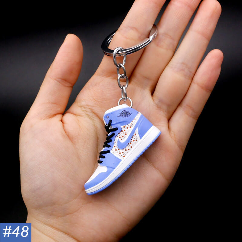 N Single Shoe Keychain