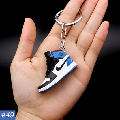 N Single Shoe Keychain