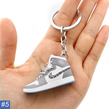 N Single Shoe Keychain