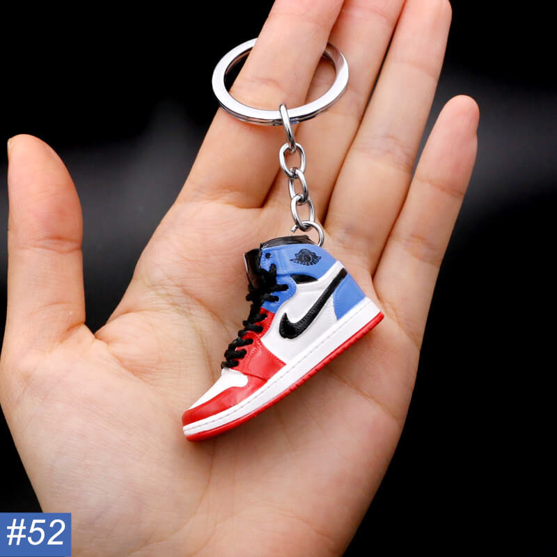 N Single Shoe Keychain