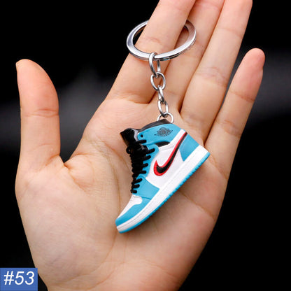 N Single Shoe Keychain