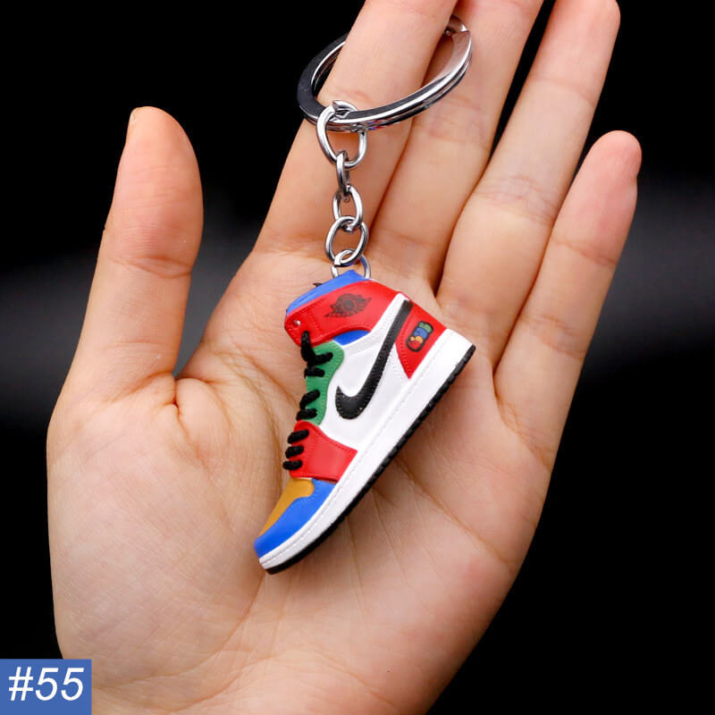 N Single Shoe Keychain