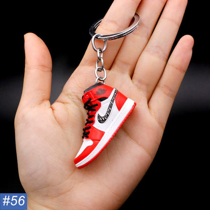 N Single Shoe Keychain