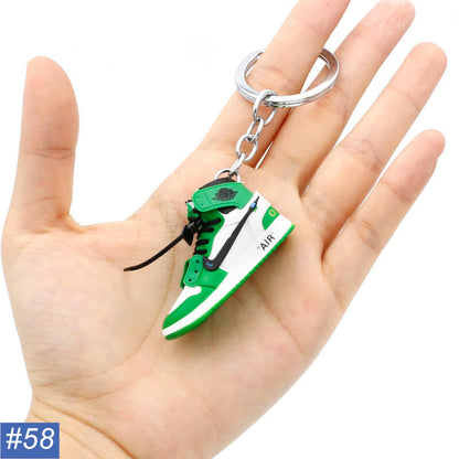 N Single Shoe Keychain