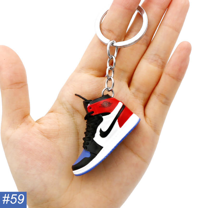 N Single Shoe Keychain