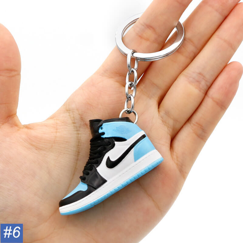 N Single Shoe Keychain