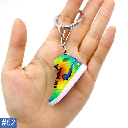 N Single Shoe Keychain