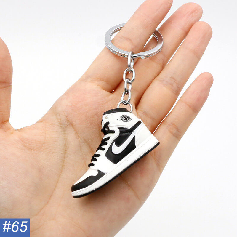 N Single Shoe Keychain