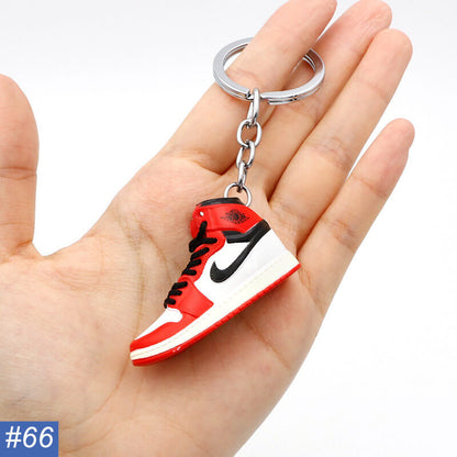 N Single Shoe Keychain