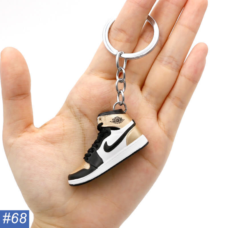 N Single Shoe Keychain