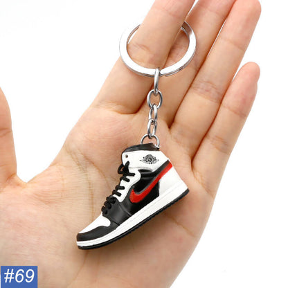 N Single Shoe Keychain