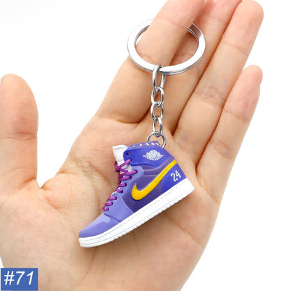 N Single Shoe Keychain