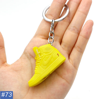 N Single Shoe Keychain