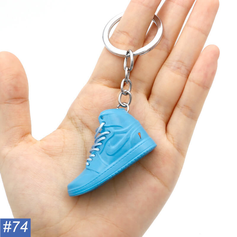 N Single Shoe Keychain