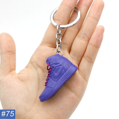 N Single Shoe Keychain