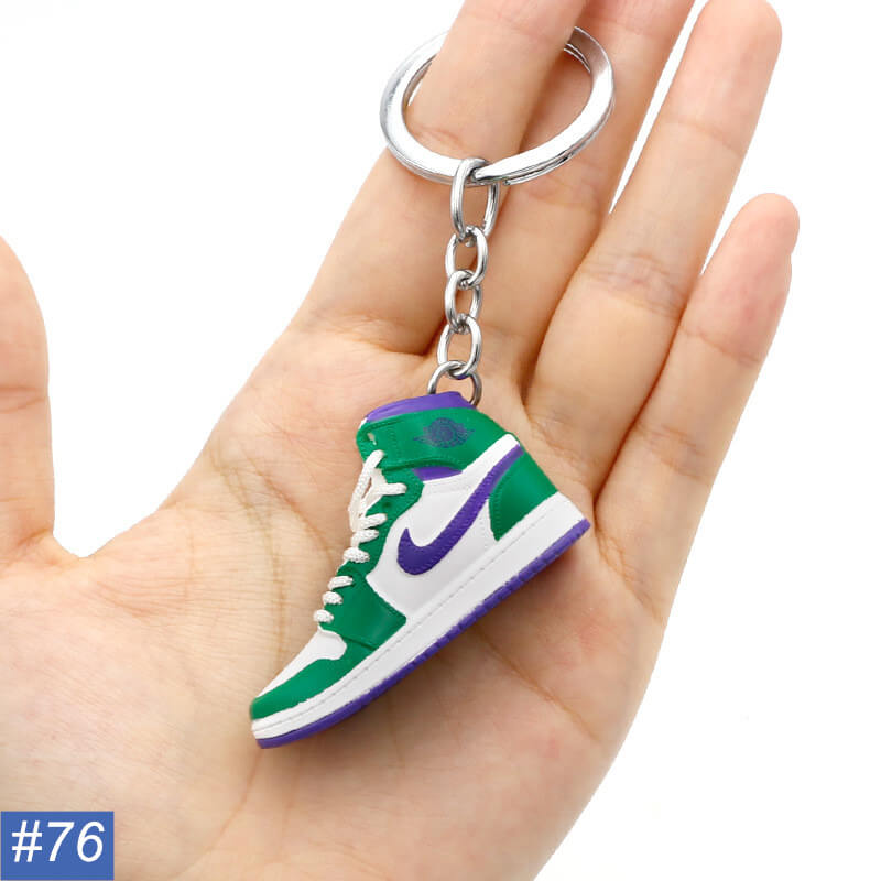 N Single Shoe Keychain