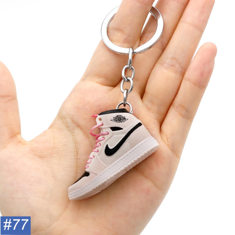 N Single Shoe Keychain