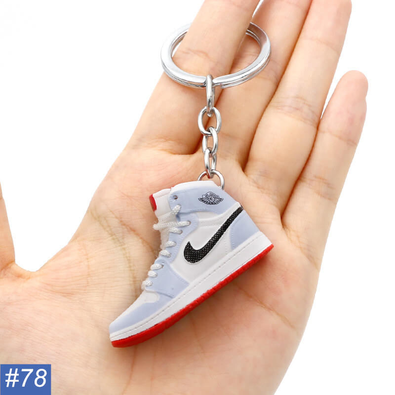 N Single Shoe Keychain