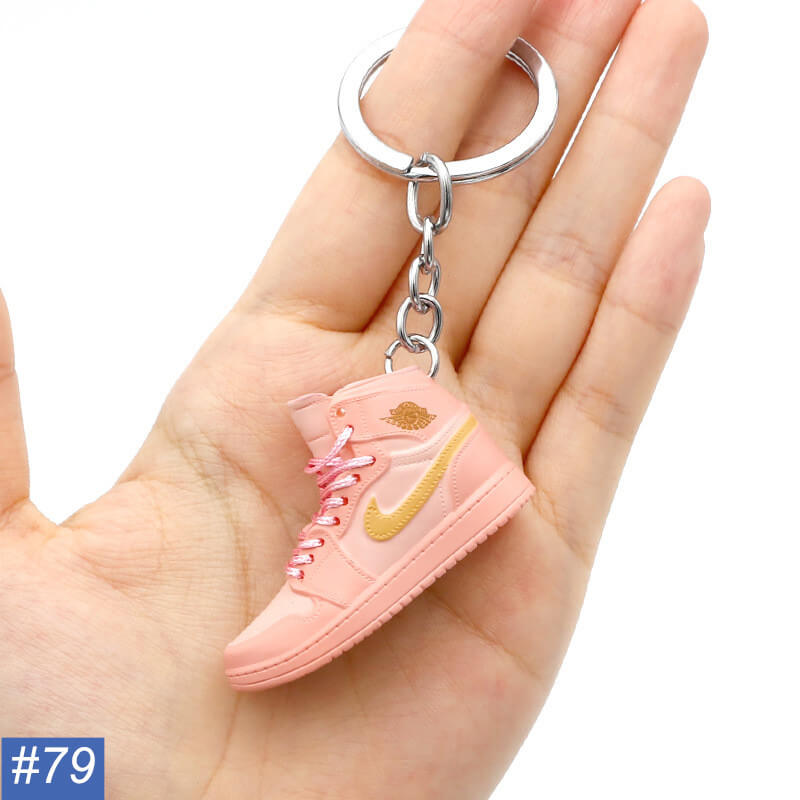 N Single Shoe Keychain