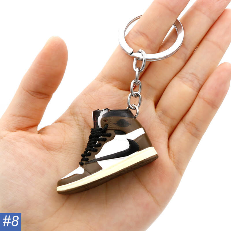 N Single Shoe Keychain