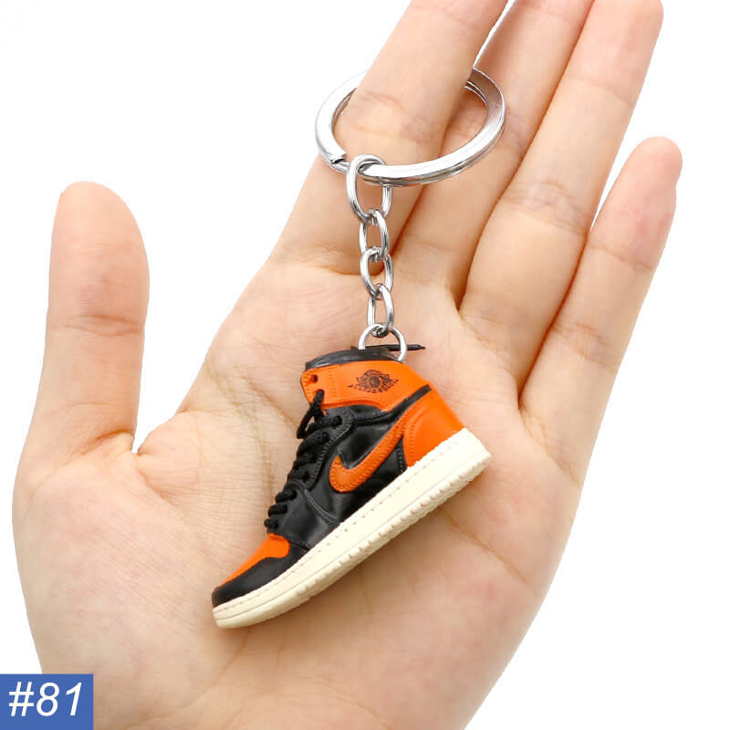 N Single Shoe Keychain