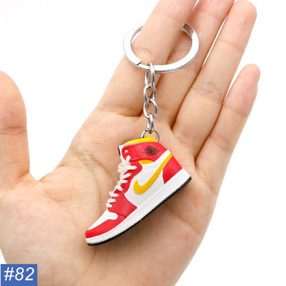 N Single Shoe Keychain