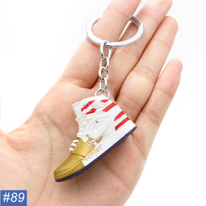 N Single Shoe Keychain