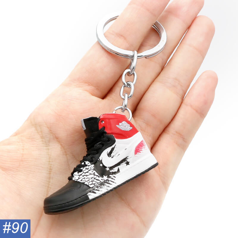 N Single Shoe Keychain