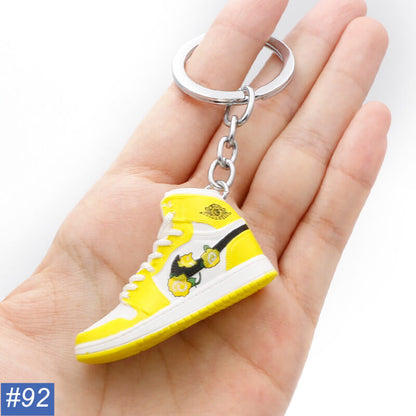 N Single Shoe Keychain