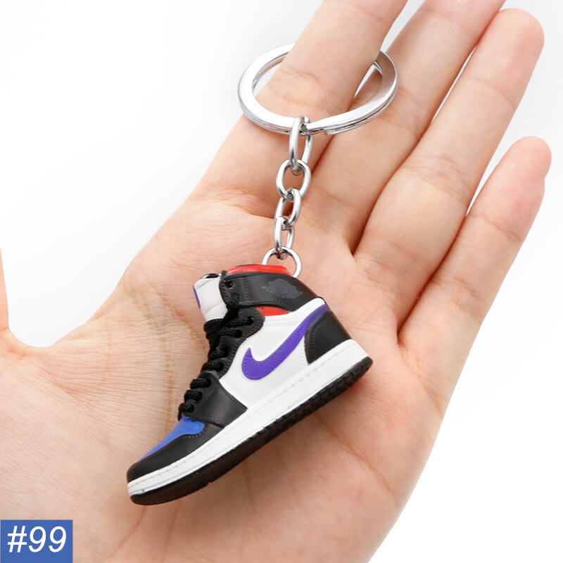 N Single Shoe Keychain