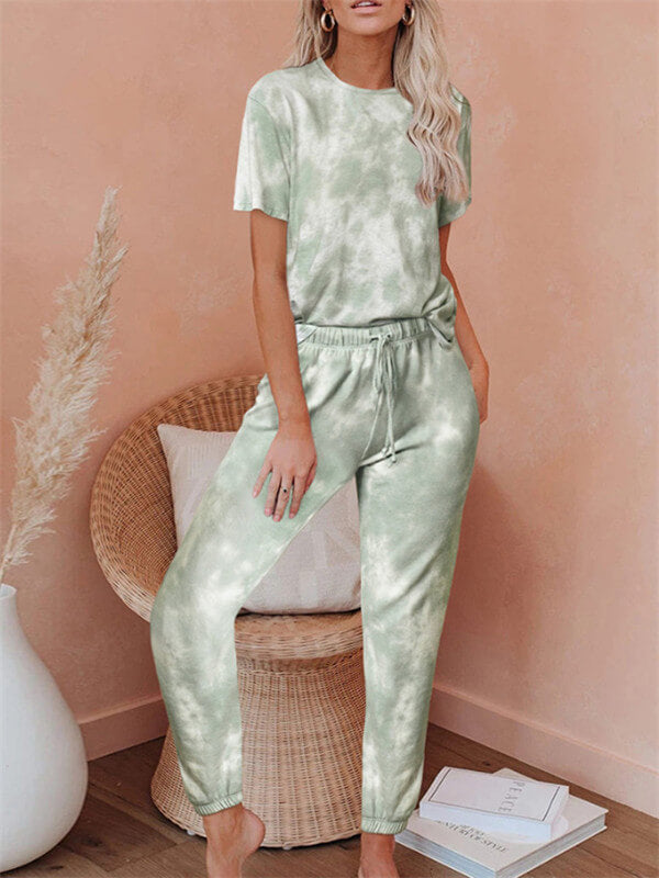 Pajamas-TieDyeGradientPajamas-LightGreen-Front