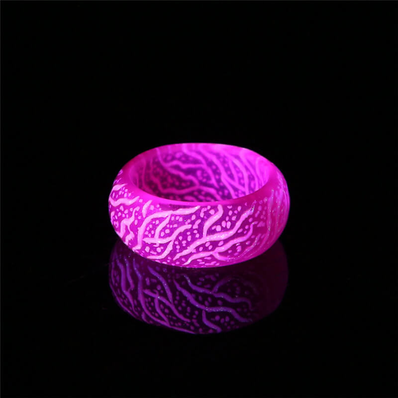 Luminous Crack Ring