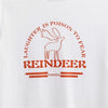 Cotton t shirt-print reindeer cotton t shirt-white-front3