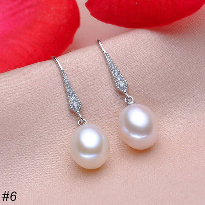 S925 Silver Pearl Drop Earrings